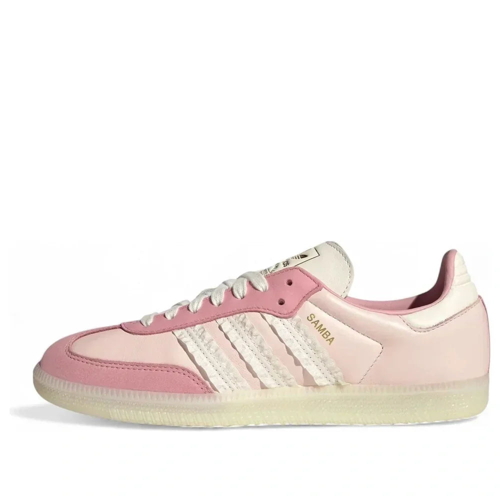 Adidas Samba Women's Ruffle Stripes Sneakers - Wonder Mauve