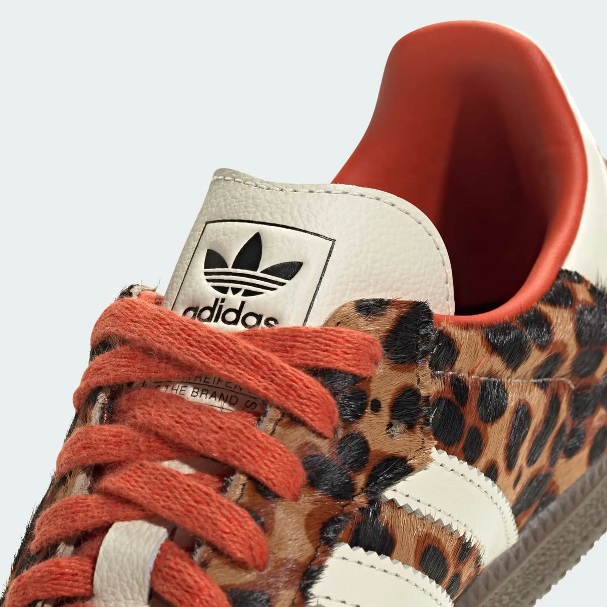 Adidas Samba Women's Red Leopard Print Sneakers