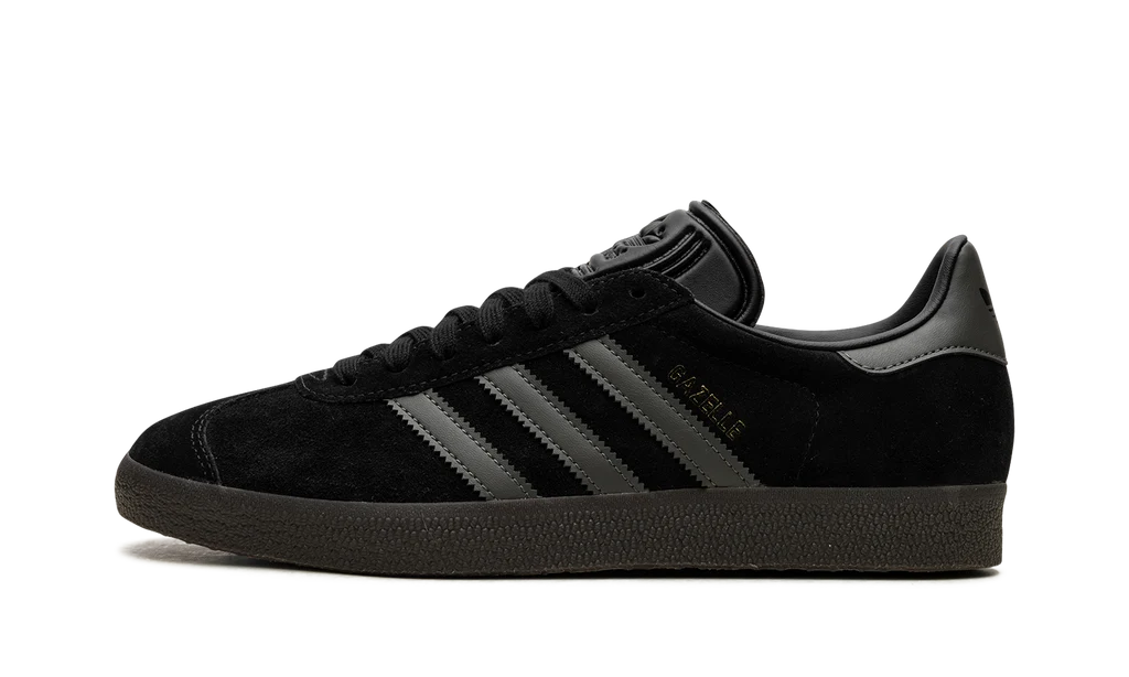 Adidas Gazelle Sneakers - Black and Gold