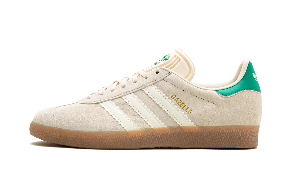 Adidas Gazelle Sneakers - Wonder White and Green