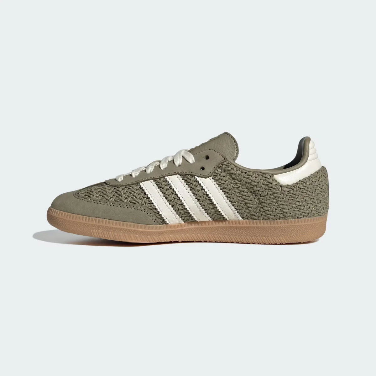 Adidas Samba OG Green Crochet Sneakers