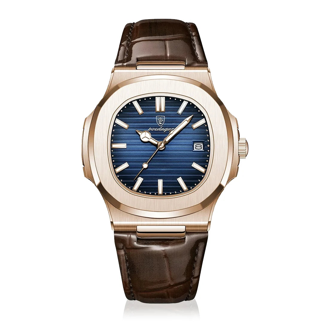 Nautilus Leather Handcrafted Luxury Watch Strap by Vetro