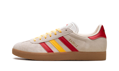 Adidas Gazelle Sneakers - White, Spark, and Scarlet