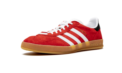 Adidas Gazelle Indoor Sneakers - Scarlet and Cloud White