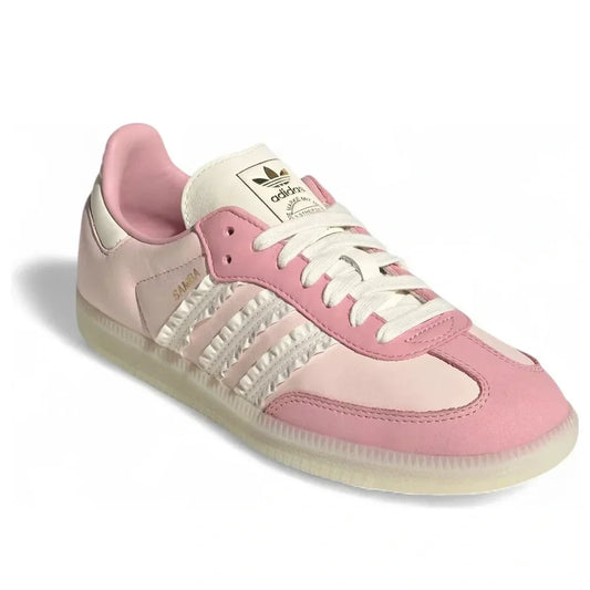 Adidas Samba Women's Ruffle Stripes Sneakers - Wonder Mauve