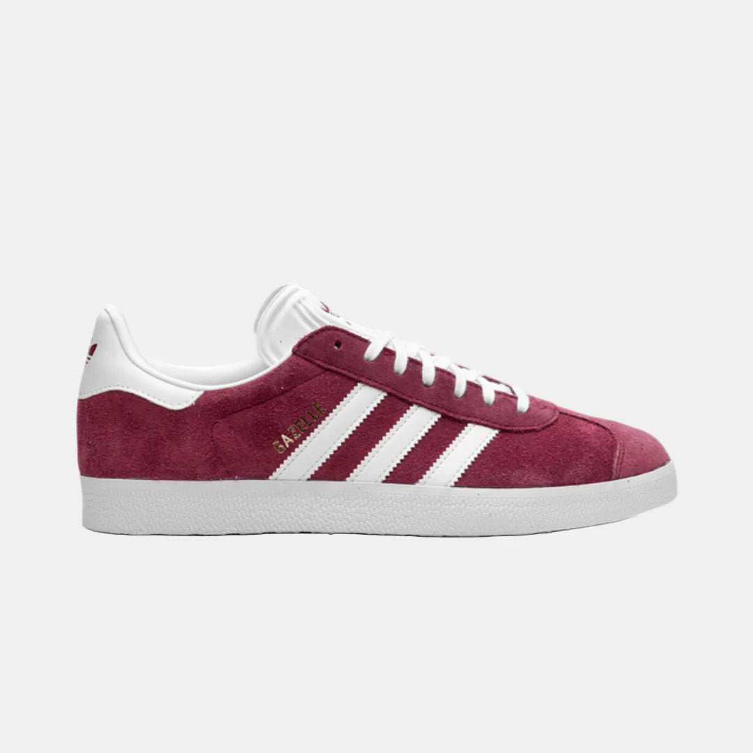 Adidas Gazelle Sneakers - Burgundy and White