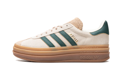 Adidas Gazelle Bold Sneakers - Magic Beige & Collegiate Green