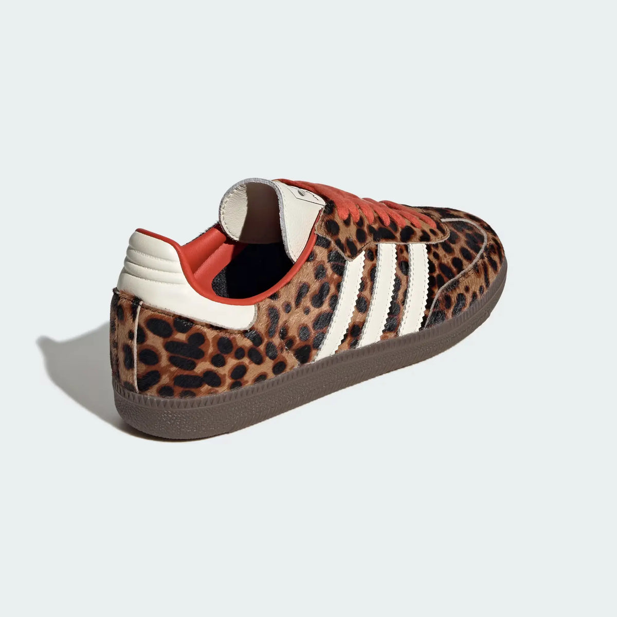 Adidas Samba Women's Red Leopard Print Sneakers