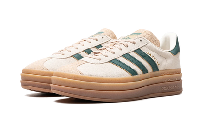Adidas Gazelle Bold Sneakers - Magic Beige & Collegiate Green