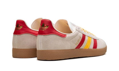 Adidas Gazelle Sneakers - White, Spark, and Scarlet