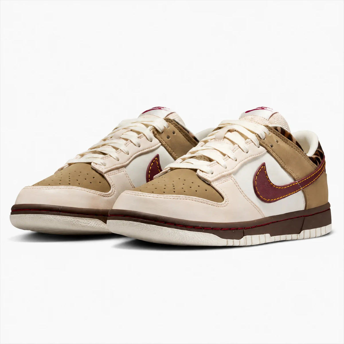 Nike Dunk Low Premium 'Khaki Leopard' - Men's Lifestyle Sneakers
