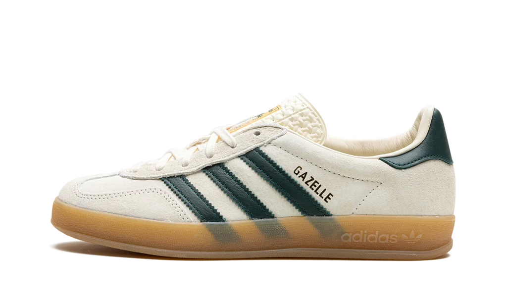 Adidas Gazelle Indoor Cream White Green Gum Sneakers