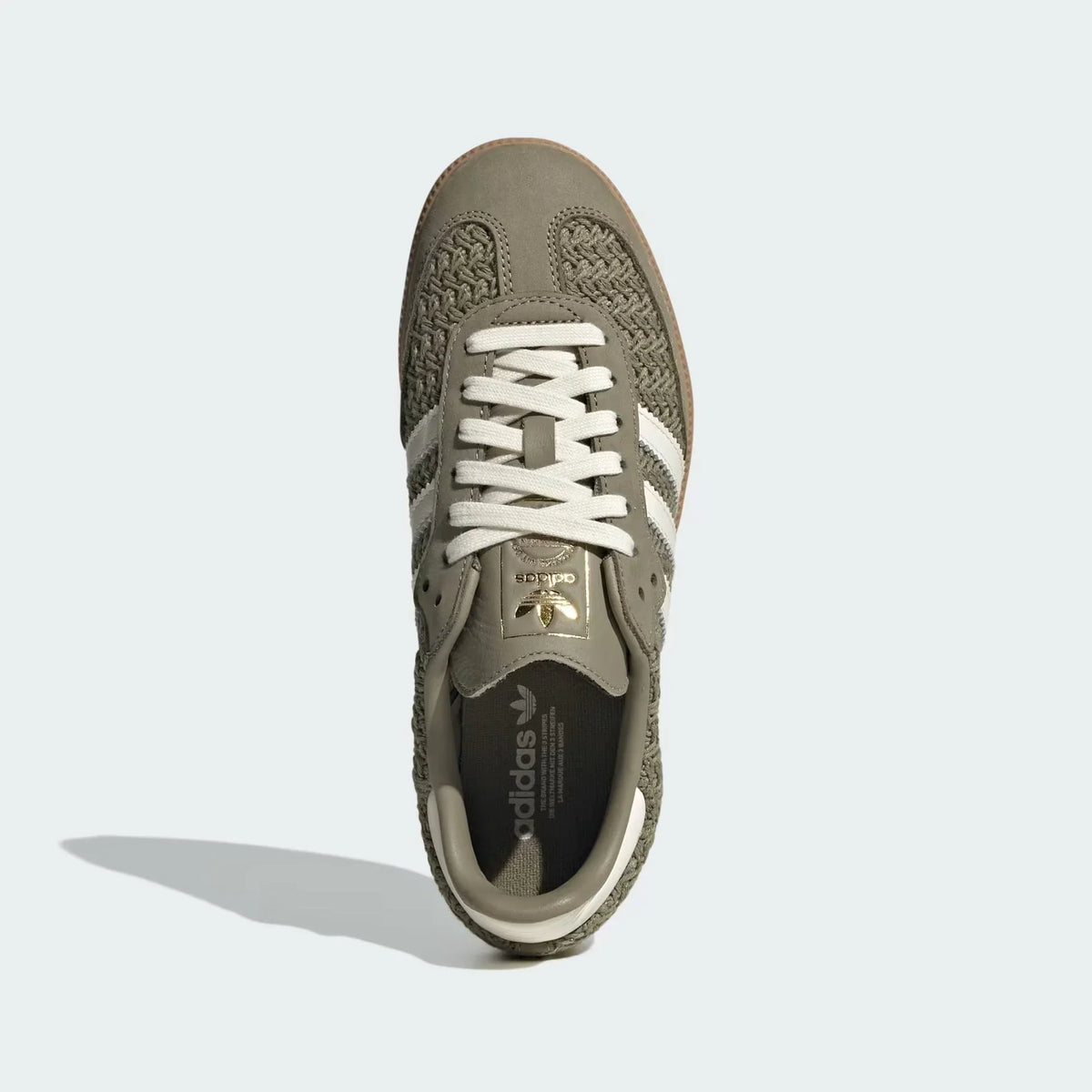 Adidas Samba OG Green Crochet Sneakers