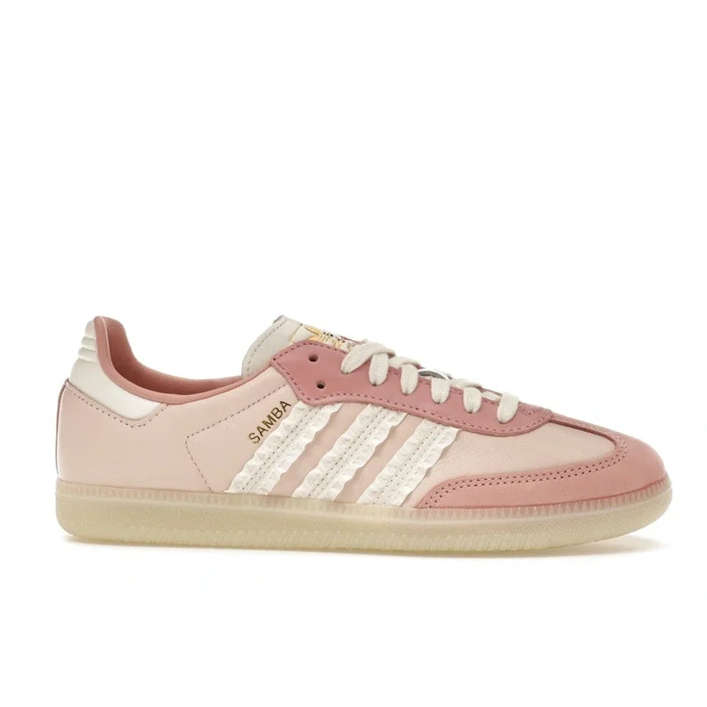Adidas Samba Women's Ruffle Stripes Sneakers - Wonder Mauve