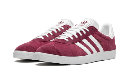 Adidas Gazelle Sneakers - Burgundy and White