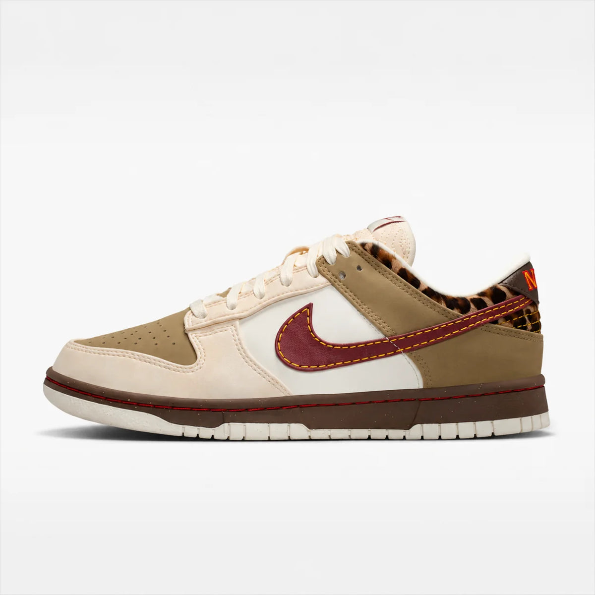 Nike Dunk Low Premium 'Khaki Leopard' - Men's Lifestyle Sneakers
