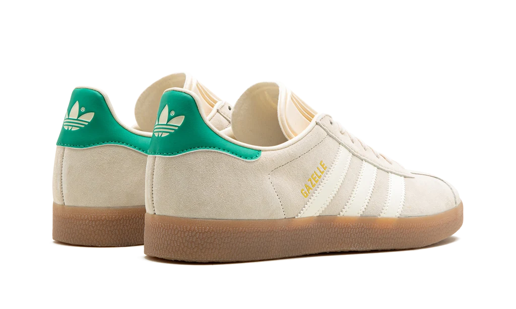 Adidas Gazelle Sneakers - Wonder White and Green