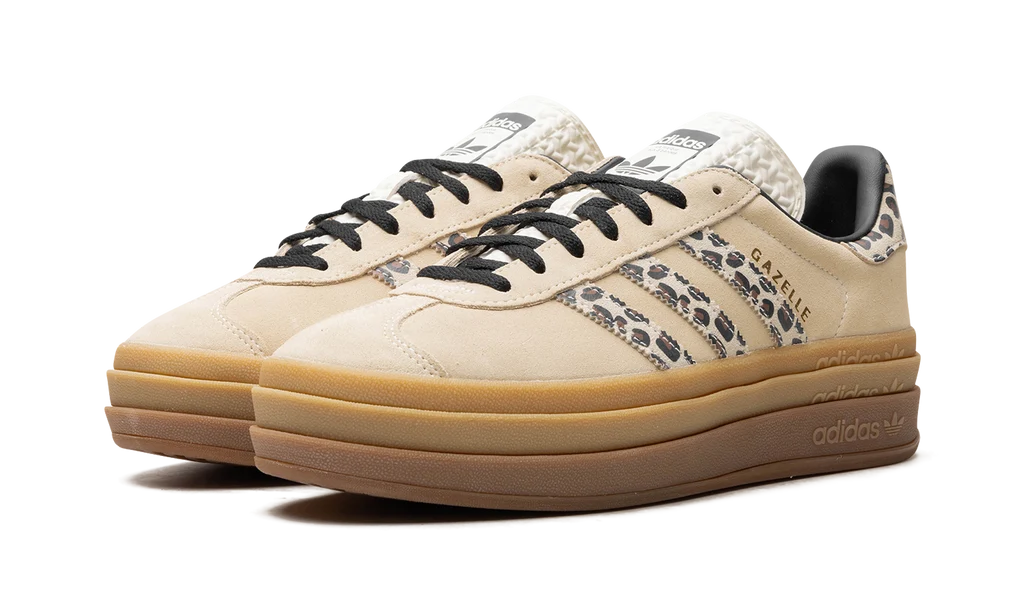Adidas Gazelle Bold Women's Sneakers - Cheetah Print Stripes