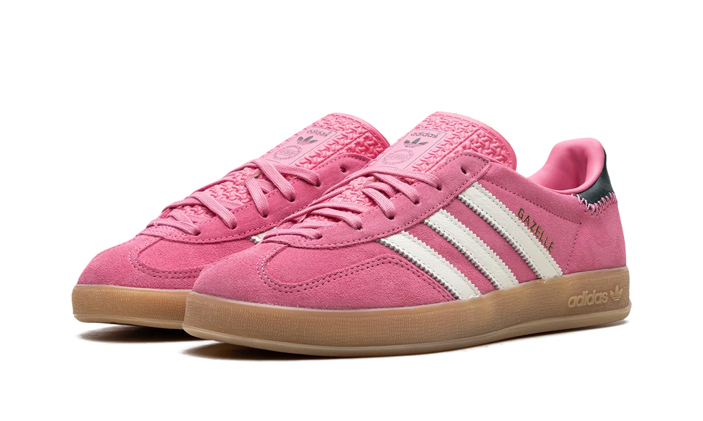 Adidas Gazelle Indoor Sneakers - Rose Tone & Collegiate Green