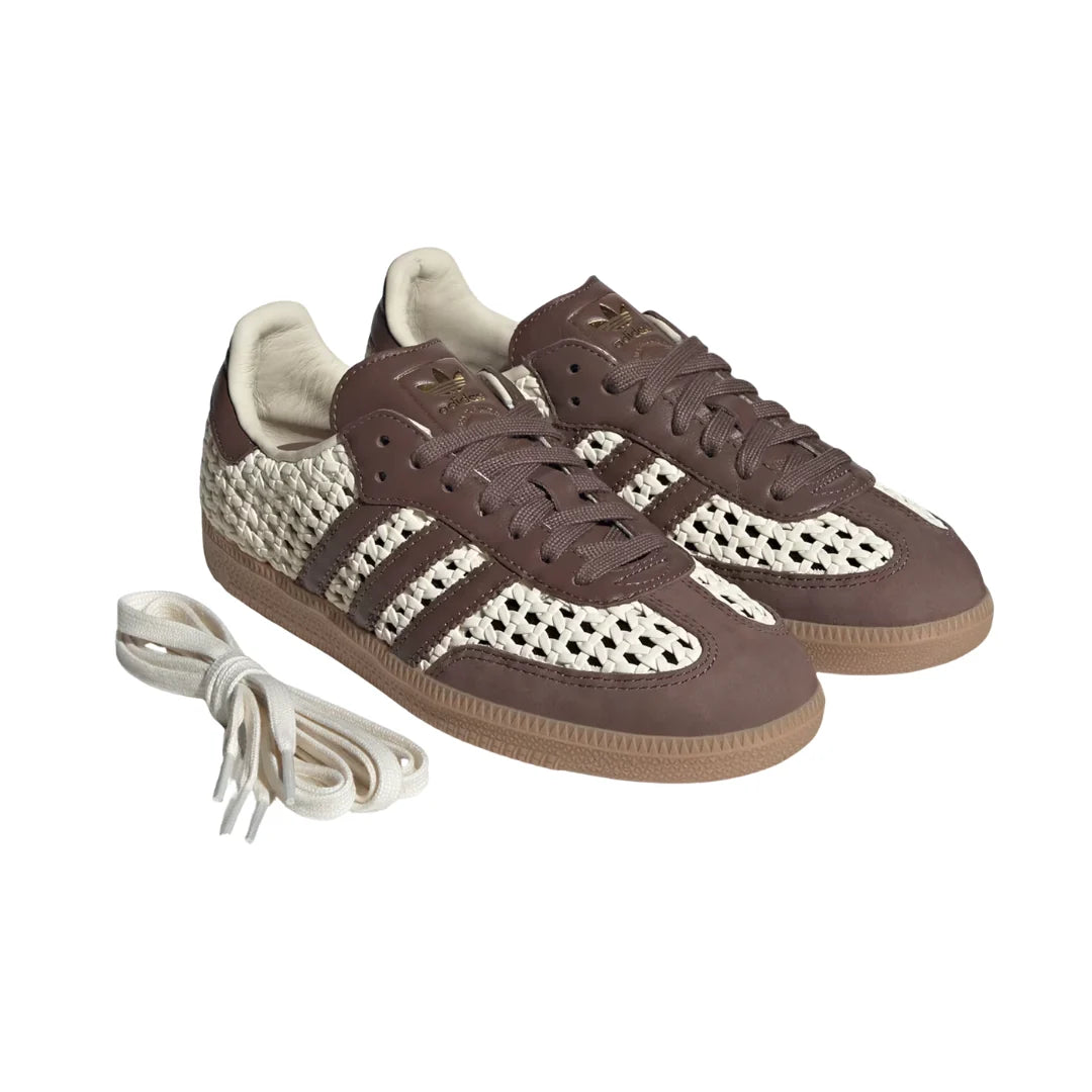 Adidas Samba OG Basketweave Sneakers - Classic Low-Top Shoes