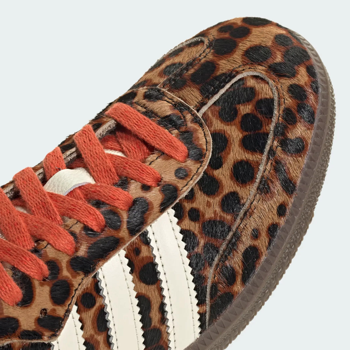 Adidas Samba Women's Red Leopard Print Sneakers