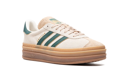 Adidas Gazelle Bold Sneakers - Magic Beige & Collegiate Green