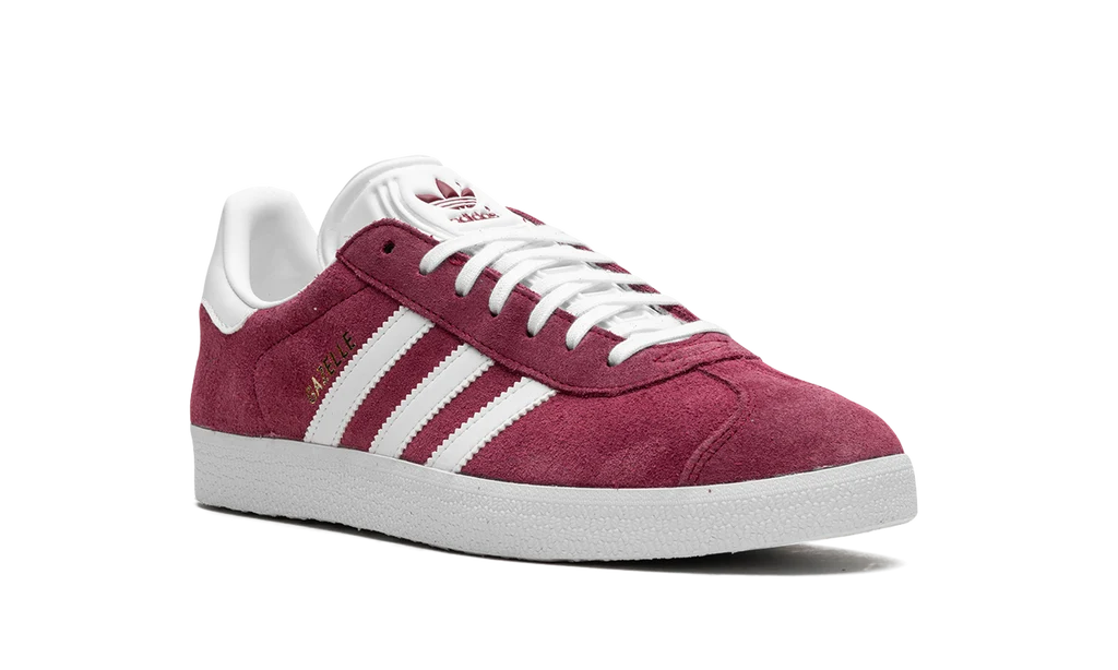 Adidas Gazelle Sneakers - Burgundy and White