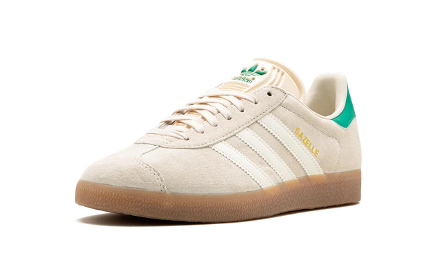 Adidas Gazelle Sneakers - Wonder White and Green