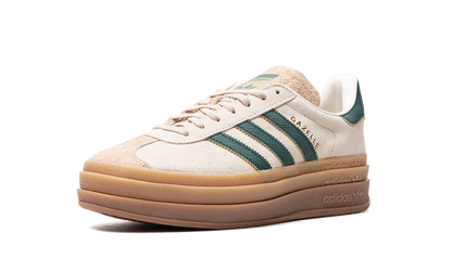 Adidas Gazelle Bold Sneakers - Magic Beige & Collegiate Green