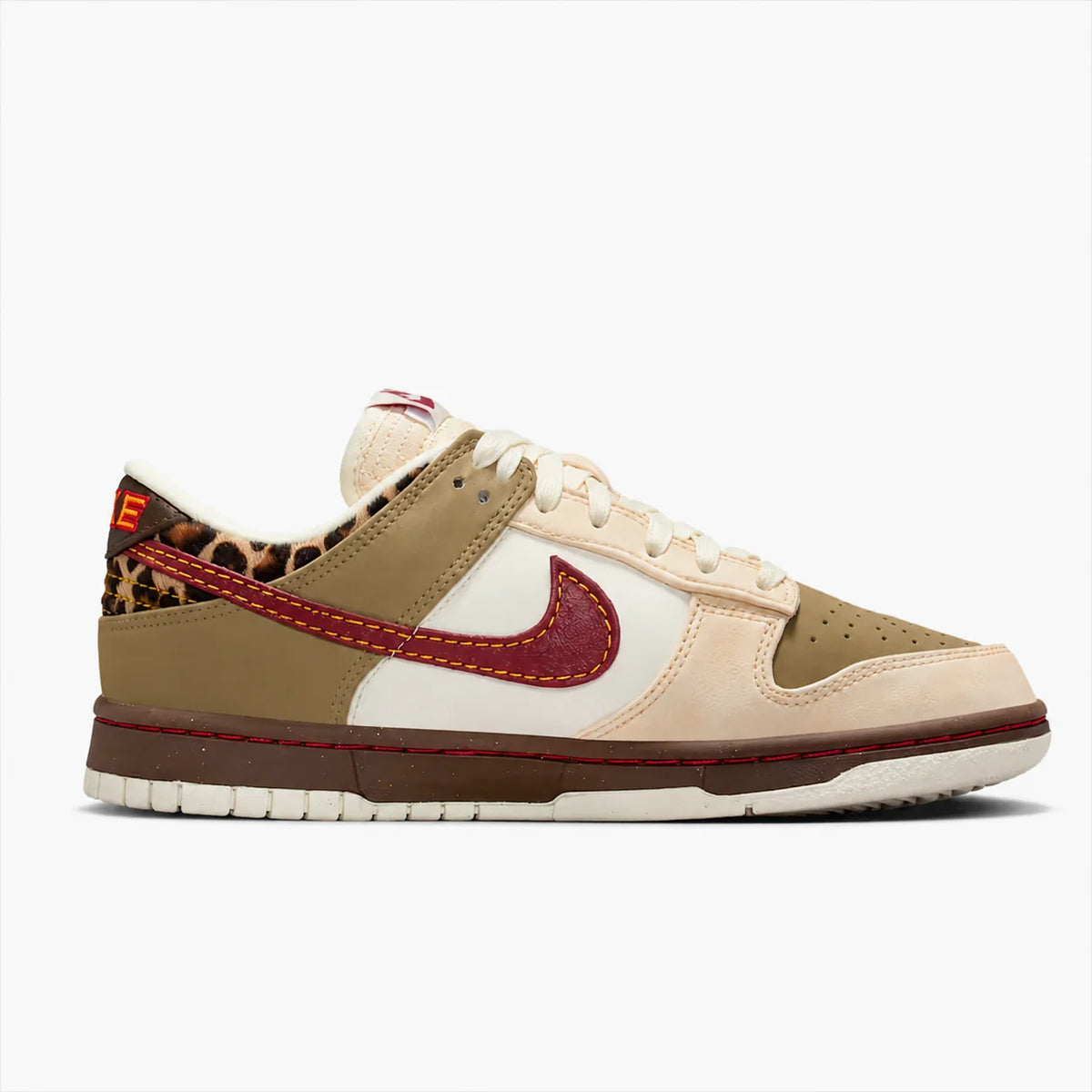 Nike Dunk Low Premium 'Khaki Leopard' - Men's Lifestyle Sneakers