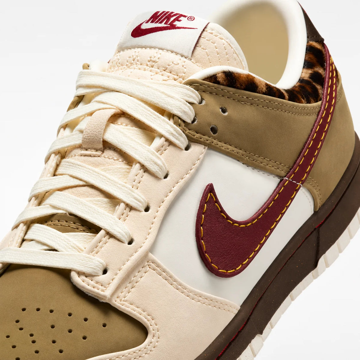 Nike Dunk Low Premium 'Khaki Leopard' - Men's Lifestyle Sneakers