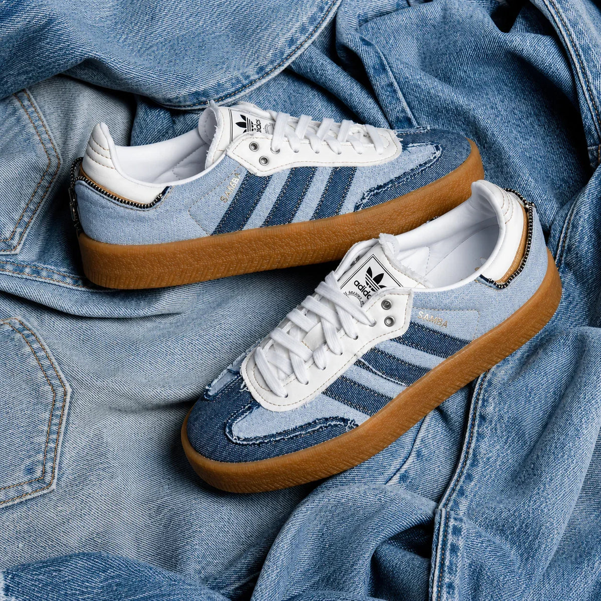 Adidas Atmos x Sambae Denim Sneakers