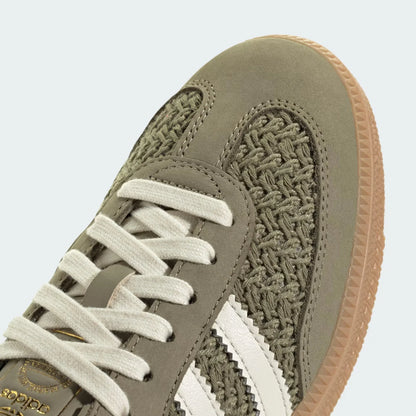 Adidas Samba OG Green Crochet Sneakers