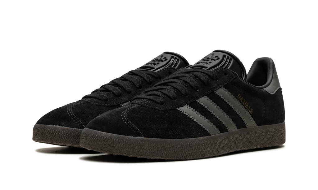 Adidas Gazelle Sneakers - Black and Gold