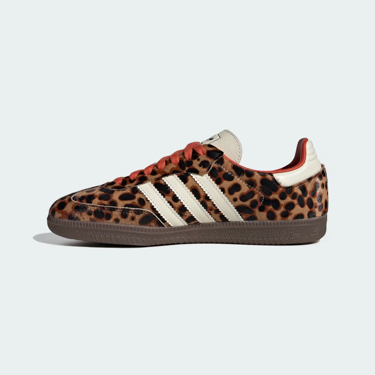 Adidas Samba Women's Red Leopard Print Sneakers