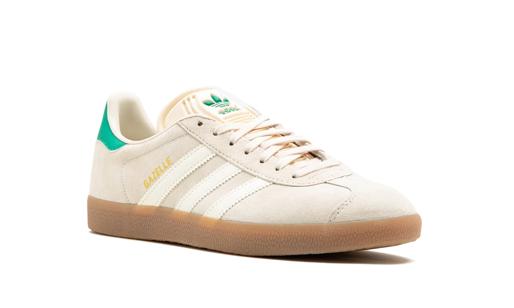 Adidas Gazelle Sneakers - Wonder White and Green